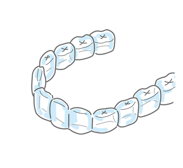 透明で目立たない