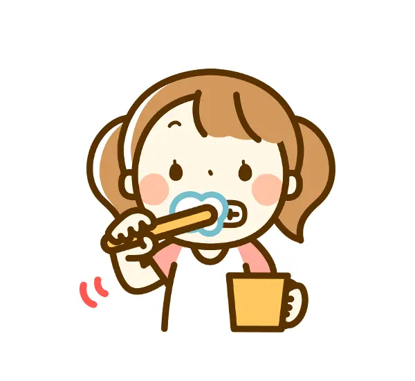 いつもの歯磨きができる