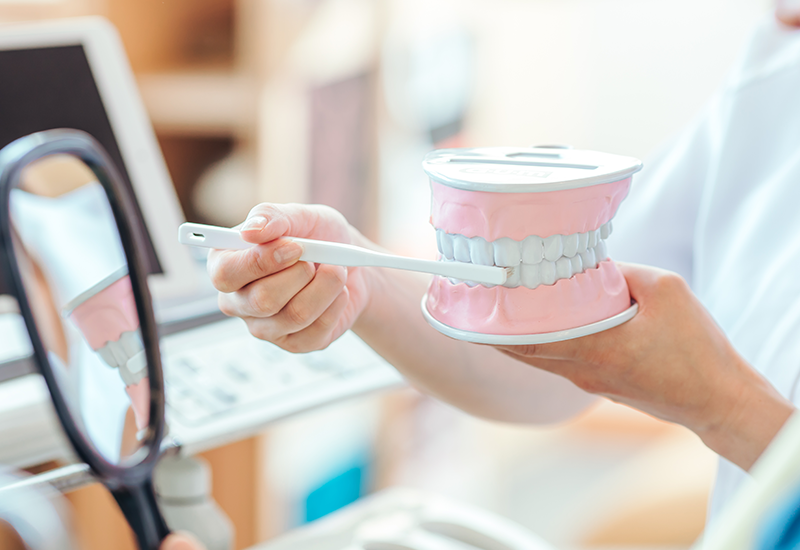 ブラッシング指導